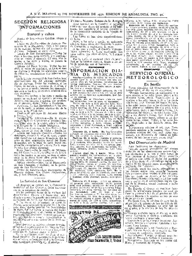 ABC SEVILLA 25-11-1930 página 41