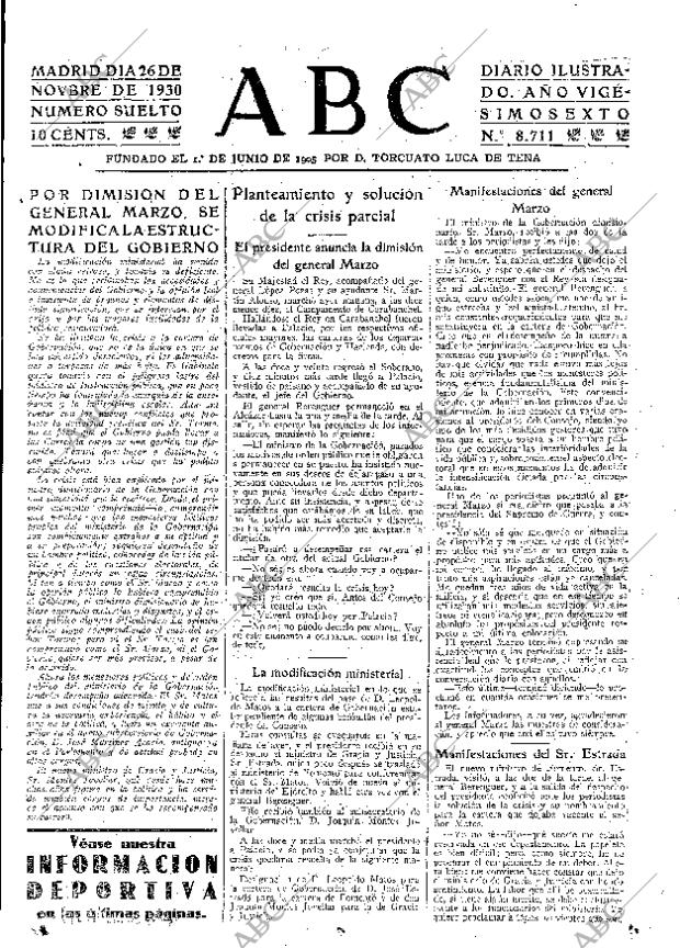 ABC MADRID 26-11-1930 página 13