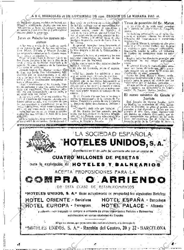 ABC MADRID 26-11-1930 página 14