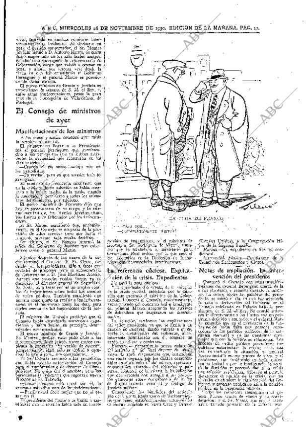 ABC MADRID 26-11-1930 página 15