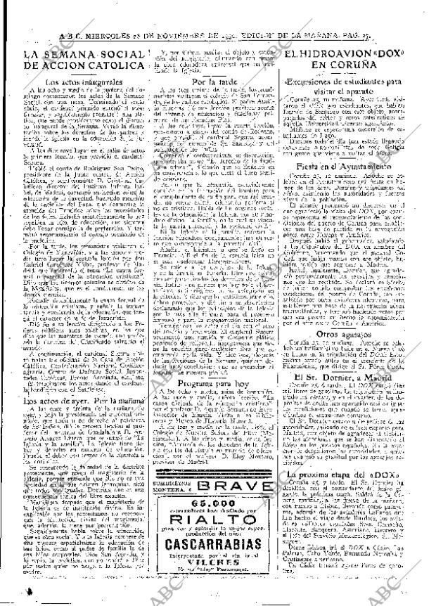 ABC MADRID 26-11-1930 página 25