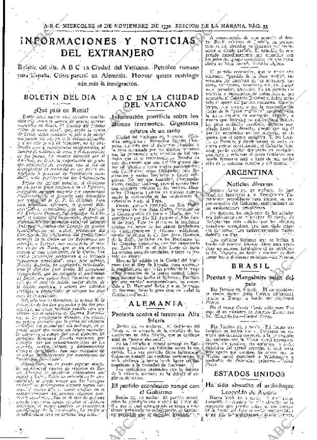 ABC MADRID 26-11-1930 página 33