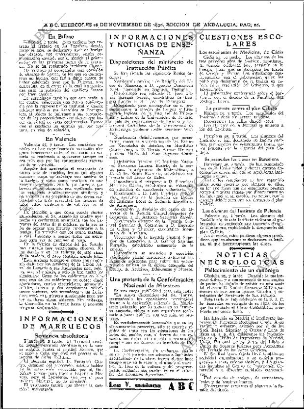 ABC SEVILLA 26-11-1930 página 22