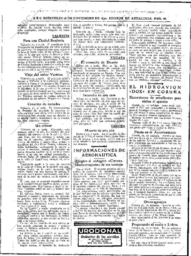 ABC SEVILLA 26-11-1930 página 28