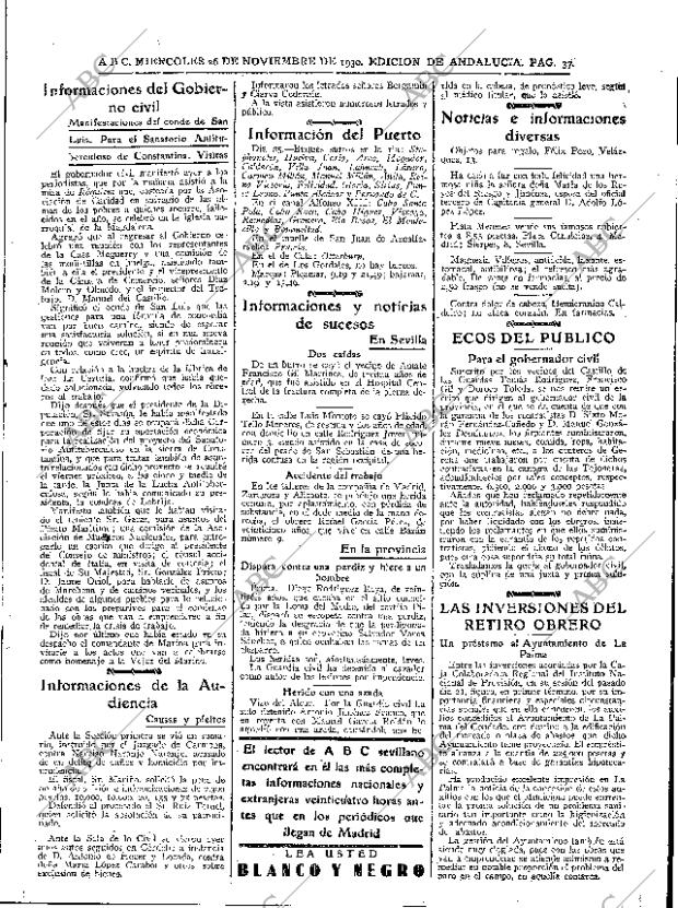 ABC SEVILLA 26-11-1930 página 37