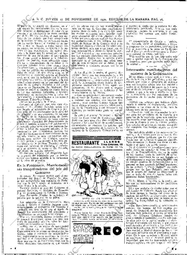 ABC MADRID 27-11-1930 página 16