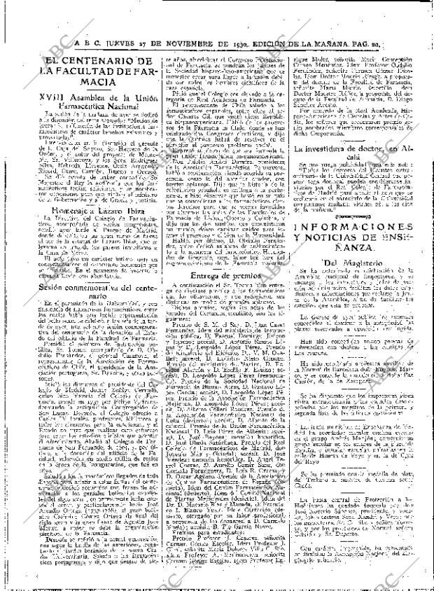 ABC MADRID 27-11-1930 página 20