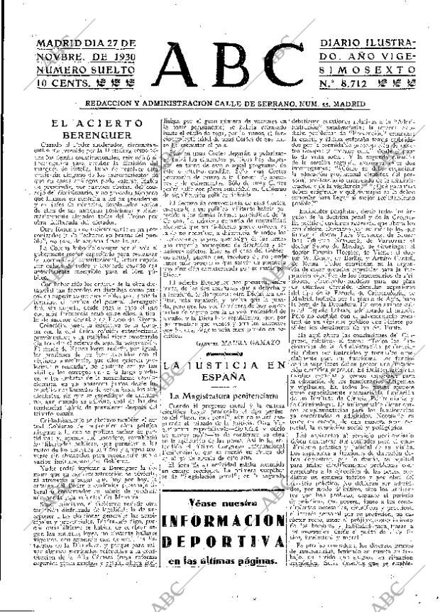 ABC MADRID 27-11-1930 página 3
