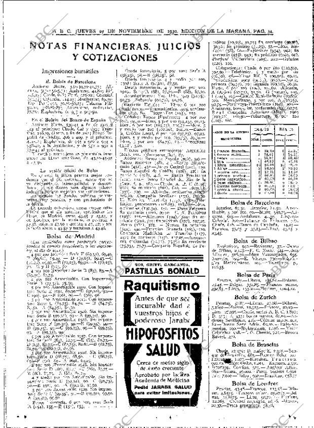 ABC MADRID 27-11-1930 página 34
