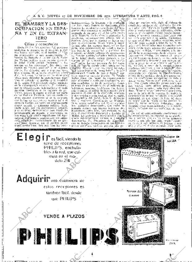 ABC MADRID 27-11-1930 página 6