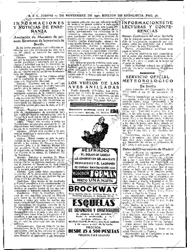 ABC SEVILLA 27-11-1930 página 38