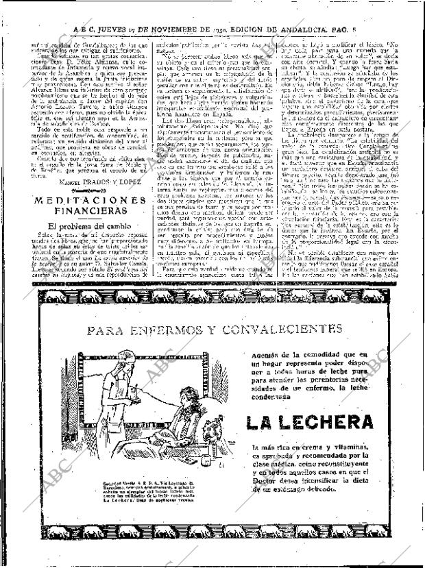 ABC SEVILLA 27-11-1930 página 6