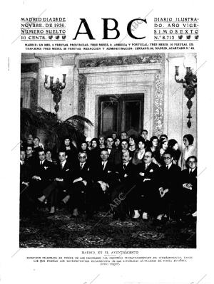 ABC MADRID 28-11-1930 página 1