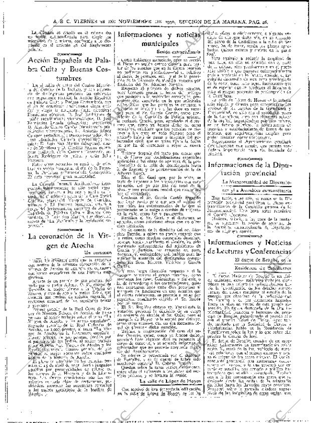 ABC MADRID 28-11-1930 página 26