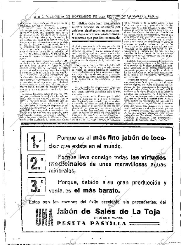 ABC MADRID 28-11-1930 página 32