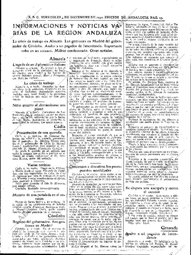ABC SEVILLA 03-12-1930 página 19