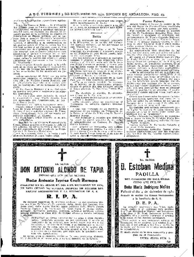 ABC SEVILLA 05-12-1930 página 43