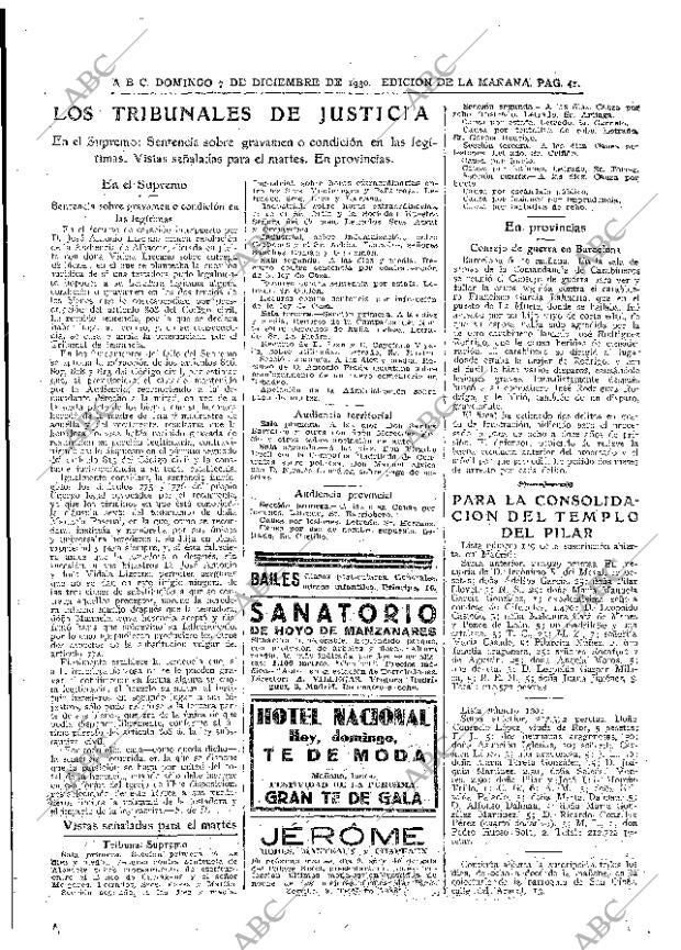 ABC MADRID 07-12-1930 página 41