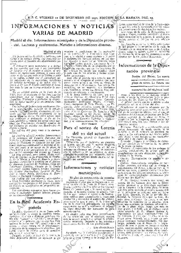 ABC MADRID 12-12-1930 página 25