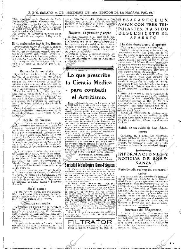 ABC MADRID 13-12-1930 página 20