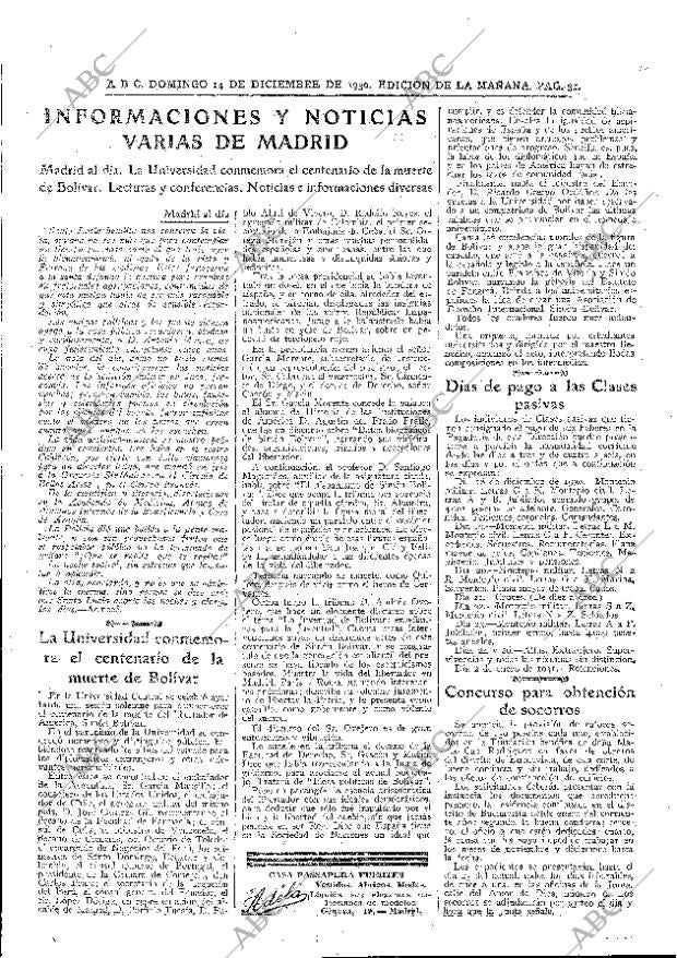 ABC MADRID 14-12-1930 página 31