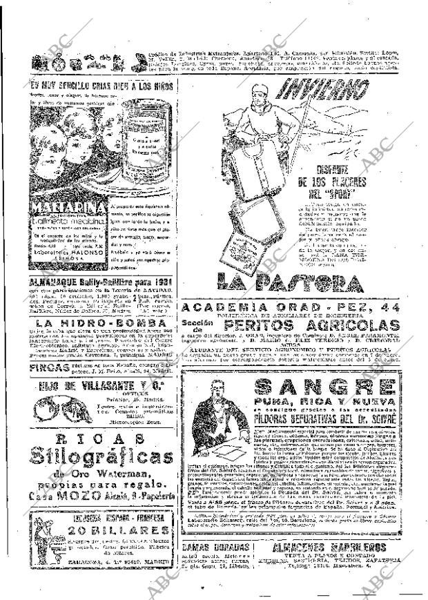 ABC MADRID 14-12-1930 página 67