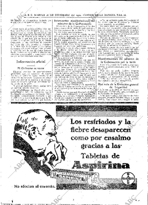 ABC MADRID 16-12-1930 página 16