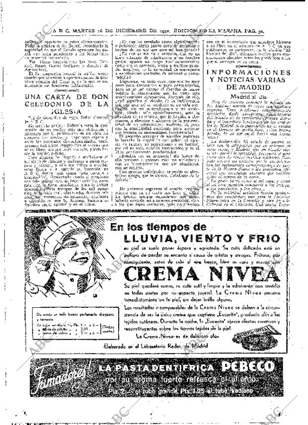 ABC MADRID 16-12-1930 página 32