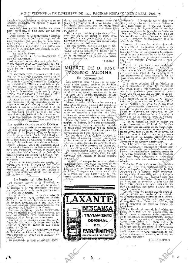 ABC MADRID 19-12-1930 página 15