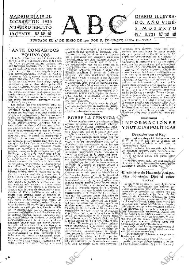 ABC MADRID 19-12-1930 página 17