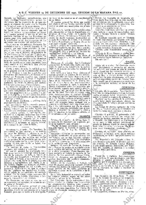 ABC MADRID 19-12-1930 página 21