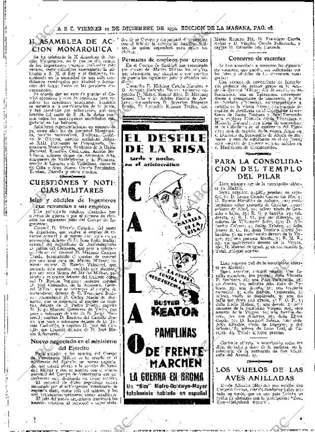 ABC MADRID 19-12-1930 página 28