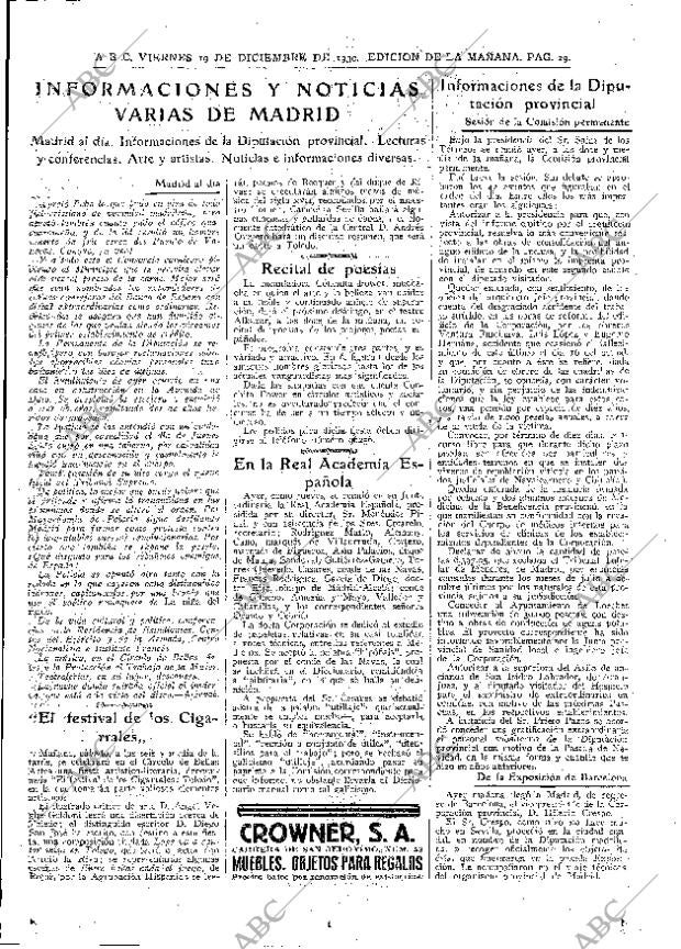 ABC MADRID 19-12-1930 página 29