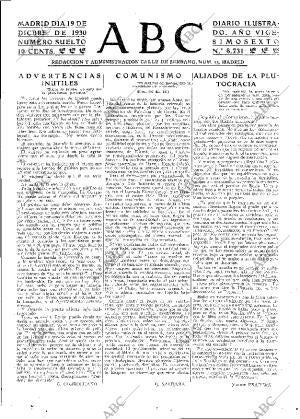 ABC MADRID 19-12-1930 página 3