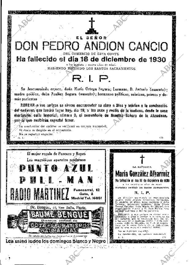 ABC MADRID 19-12-1930 página 53
