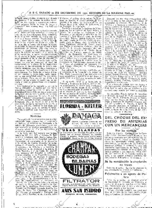 ABC MADRID 20-12-1930 página 20
