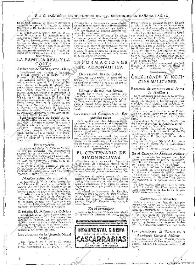 ABC MADRID 20-12-1930 página 26
