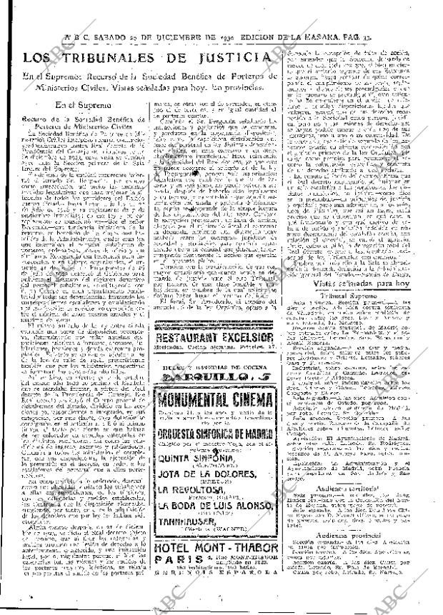 ABC MADRID 20-12-1930 página 33