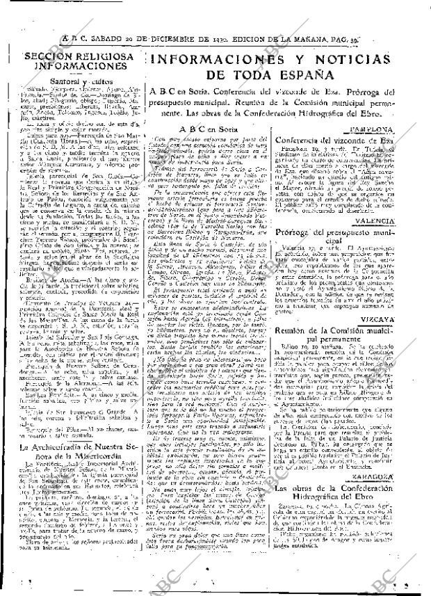 ABC MADRID 20-12-1930 página 39
