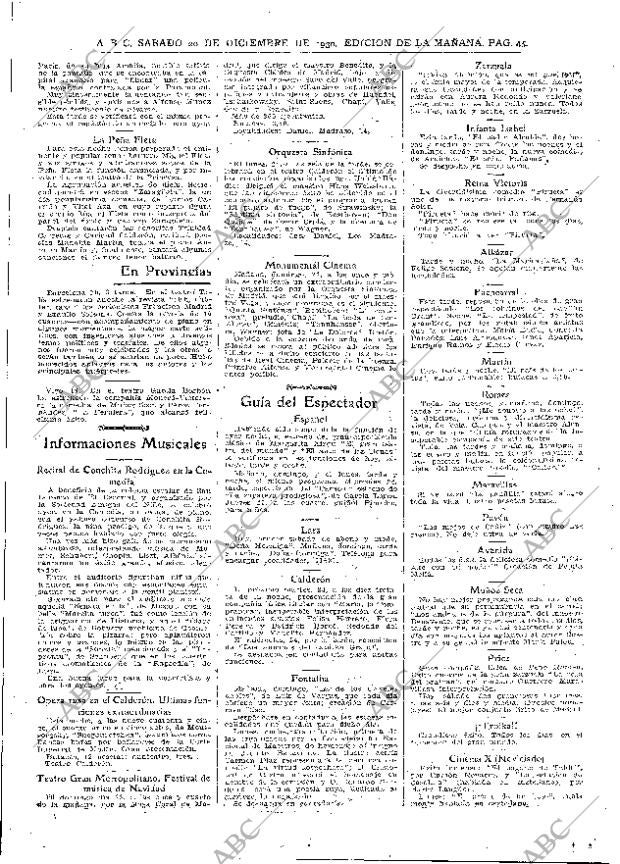 ABC MADRID 20-12-1930 página 45
