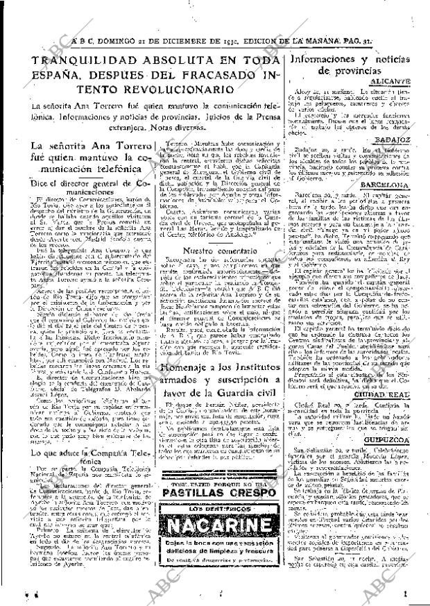 ABC MADRID 21-12-1930 página 31