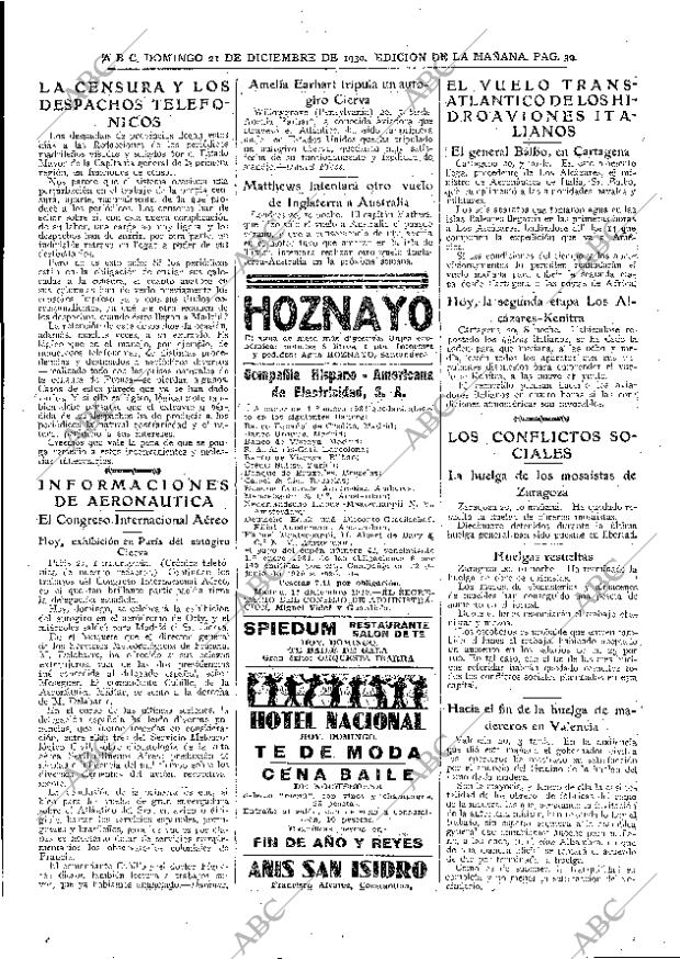ABC MADRID 21-12-1930 página 39