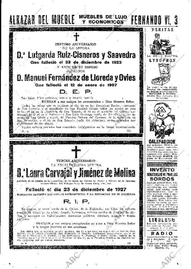 ABC MADRID 21-12-1930 página 67