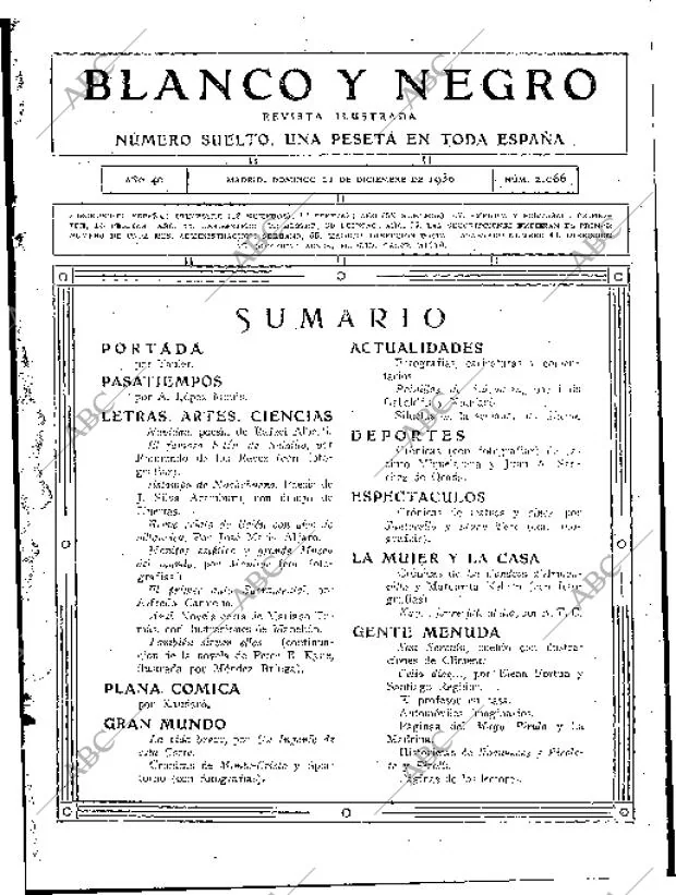 BLANCO Y NEGRO MADRID 21-12-1930 página 3