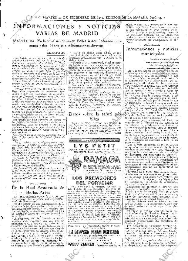 ABC MADRID 23-12-1930 página 29