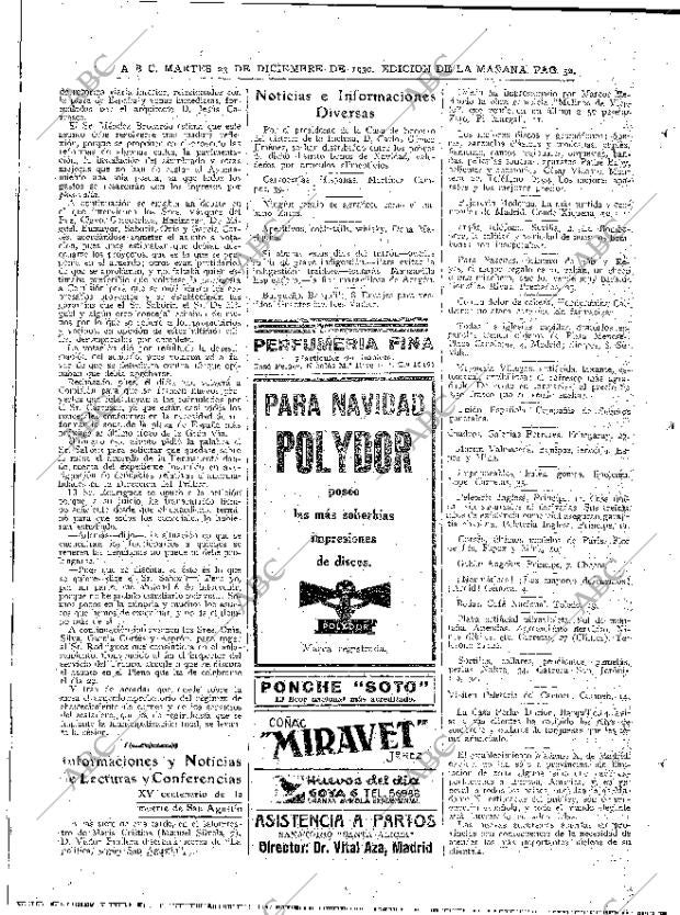 ABC MADRID 23-12-1930 página 30
