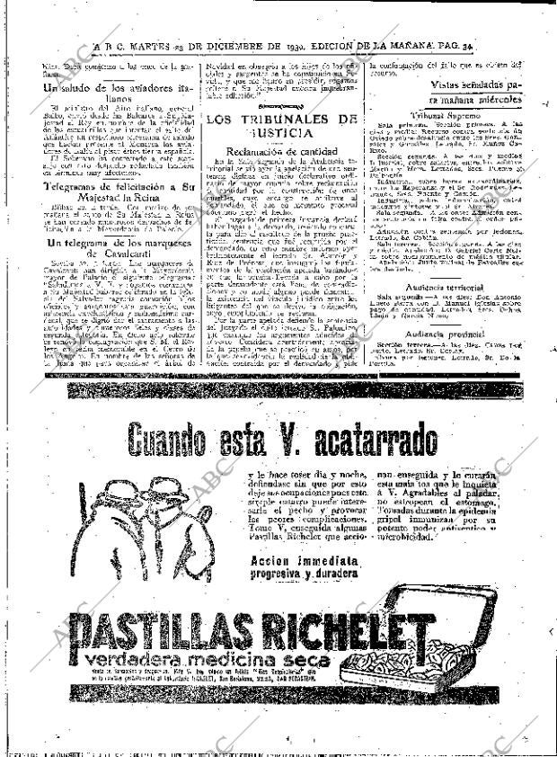 ABC MADRID 23-12-1930 página 32