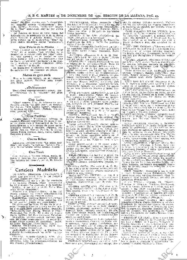 ABC MADRID 23-12-1930 página 41