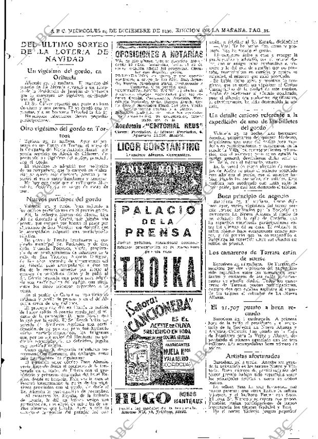 ABC MADRID 24-12-1930 página 35