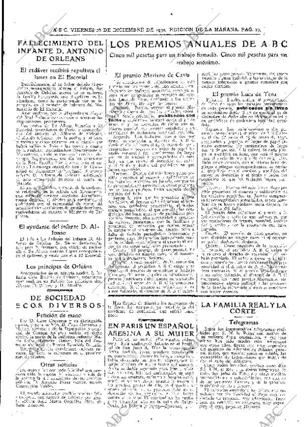 ABC MADRID 26-12-1930 página 17